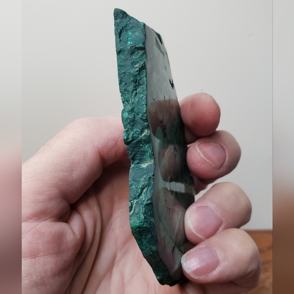 Malachite Crystal Slab 0.36 Pounds - Picture 12 of 12